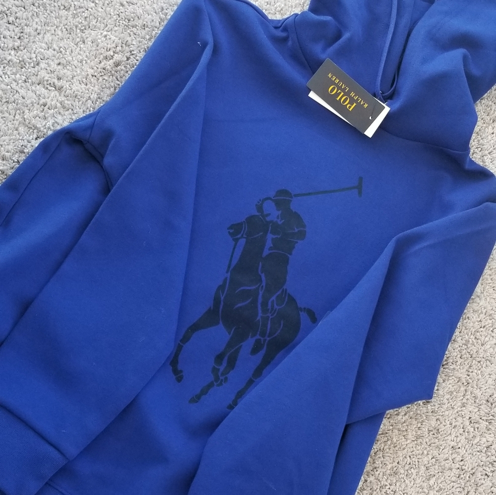 POLO RALPH LAUREN Double Knit Big Pony Hoodie